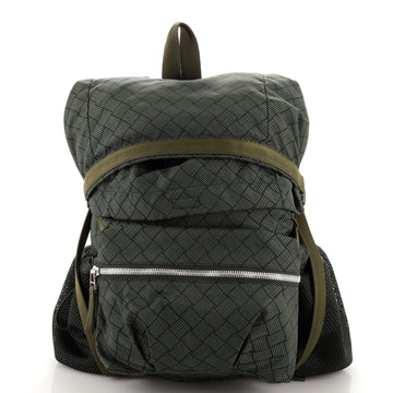 Bottega Veneta Paper Touch Backpack Printed Nylon
