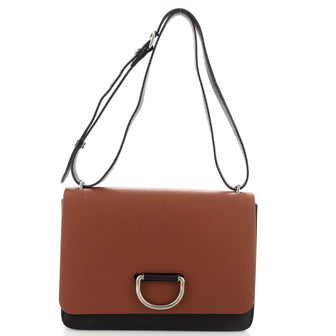 Burberry D-Ring Shoulder Bag Leather Medium
