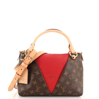 Louis Vuitton V Tote Monogram Canvas and Leather BB