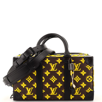 Louis Vuitton Trunk Speedy Bag Monogram Tuffetage Canvas