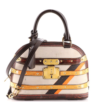 Louis Vuitton Alma Handbag Limited Edition Time Trunk Monogram Canvas BB