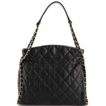 Chanel Chain Me Hobo Quilted Leather Medium