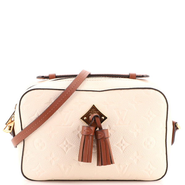 Louis Vuitton, Bags, Louis Vuitton Saintonge Handbag Monogram Empreinte  Leather Neutral