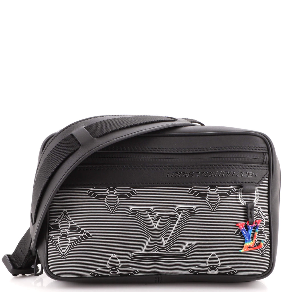 Louis Vuitton Expandable Messenger Bag Limited Edition 2054 Monogram  Textile Black 192969316