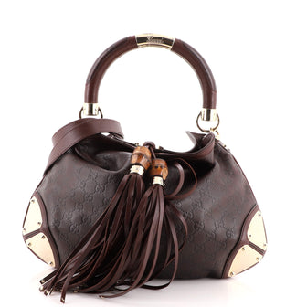 Gucci Indy Hobo Guccissima Leather Medium
