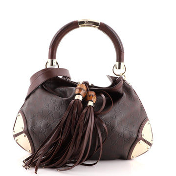 Gucci Indy Hobo Guccissima Leather Medium