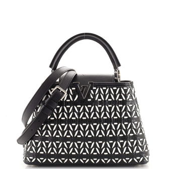Louis Vuitton Capucines Bag Woven Leather BB