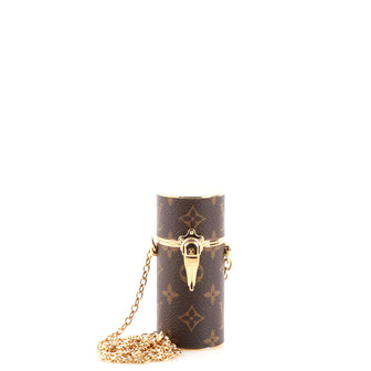 Louis Vuitton Lipstick Case on Chain Monogram Canvas