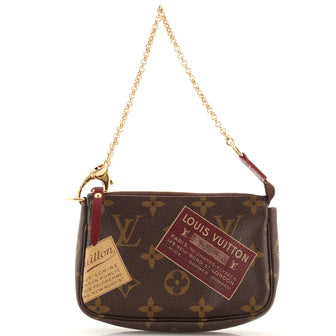 Louis Vuitton Pochette Accessoires Limited Edition Monogram Canvas Mini
