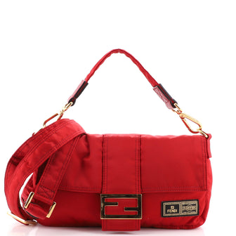 Fendi Porter Baguette Bag Nylon Medium