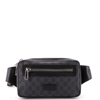 Gucci Soft Zip Belt Bag GG Coated Canvas Small