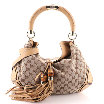 Gucci Indy Hobo GG Canvas Medium