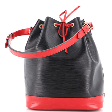 Louis Vuitton Bicolor Noe Handbag Epi Leather Large