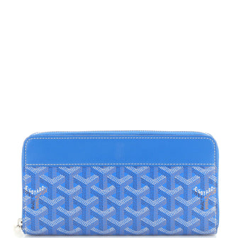 Goyard Matignon Zip Wallet Coated Canvas with Leather