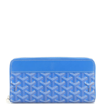 Goyard Matignon Zip Wallet Coated Canvas with Leather