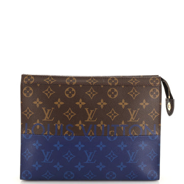 Louis Vuitton Pochette Voyage Monogram Split Canvas MM