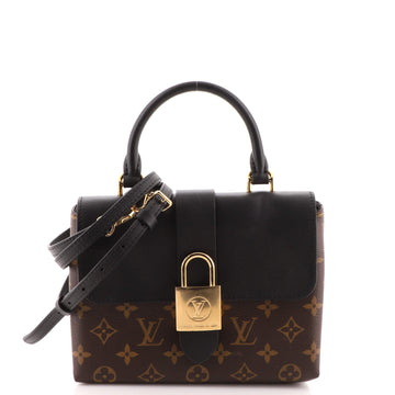 Louis Vuitton Locky Handbag Monogram Canvas with Leather BB