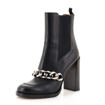Givenchy Women's Chain Link Boots Leather