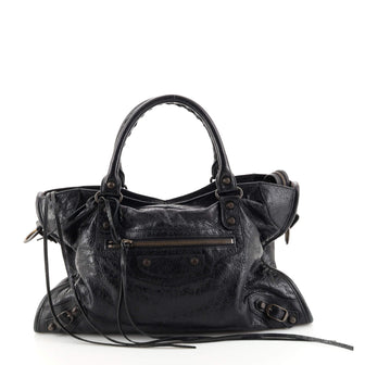 Balenciaga City Classic Studs Bag Leather Medium