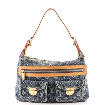 Louis Vuitton Baggy Handbag Denim PM