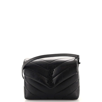 Saint Laurent LouLou Shoulder Bag Matelasse Chevron Leather Toy