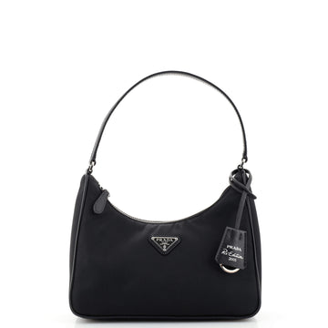 Prada Re-Edition 2005 Hobo Tessuto with Saffiano Leather Mini