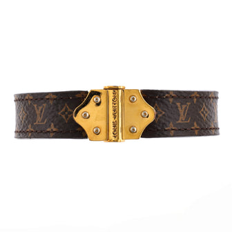 Louis Vuitton Nano Monogram Bracelet Monogram Canvas and Metal