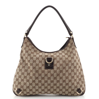 Gucci Abbey D-Ring Hobo GG Canvas Large