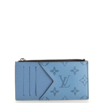 Louis Vuitton Coin Card Holder Monogram Taigarama