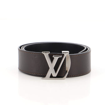 Louis Vuitton Belt Initiales Reversible Dark Brown/Black in