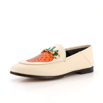 Gucci Women's Brixton Horsebit Loafers Printed Leather