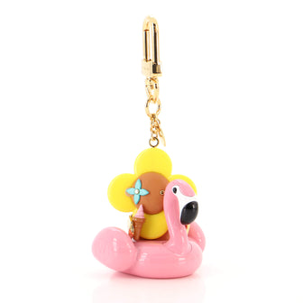Louis Vuitton Vivienne Flamingo Bag Charm Wood and Resin