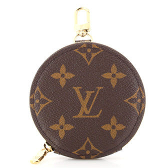 Louis Vuitton Multi Pochette Accessoires Round Coin Purse Monogram Canvas