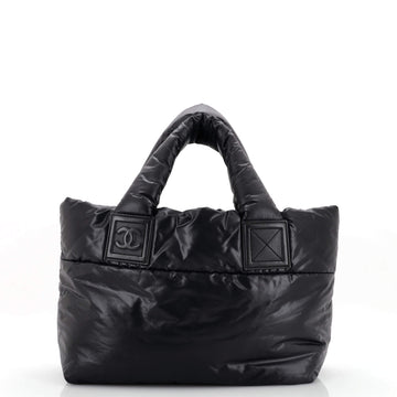 Chanel Coco Cocoon Reversible Tote Quilted Nylon Small
