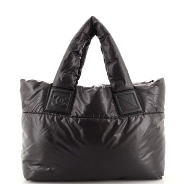Chanel Coco Cocoon Reversible Tote Quilted Nylon Small