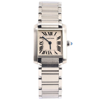 Cartier Tank Francaise Quartz Watch Stainless Steel 20