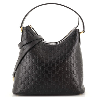 Gucci Linea A Hobo Guccissima Leather