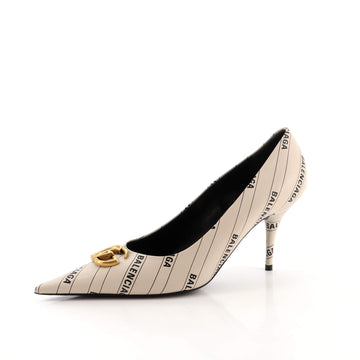Gucci x Balenciaga The Hacker Project Women's Knife Pumps Printed Leather