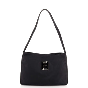 Fendi FF Shoulder Bag Nylon Medium