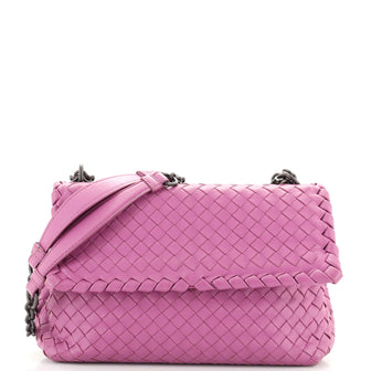 Bottega Veneta Olimpia Crossbody Bag Intrecciato Nappa Small