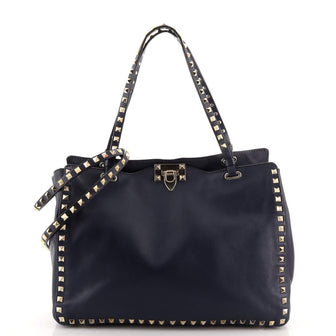Valentino Garavani Rockstud Tote Soft Leather Medium