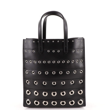 Givenchy Stargate Shopper Tote Grommet Embellished Leather Small