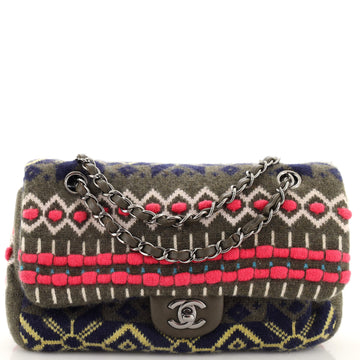 Chanel Paris-Salzburg Flap Bag Multicolor Cashmere Medium