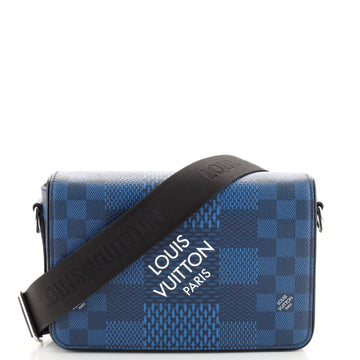 Louis Vuitton Studio Messenger Bag Limited Edition Damier Graphite 3D