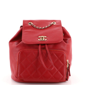 Chanel Business Affinity Backpack Caviar Small