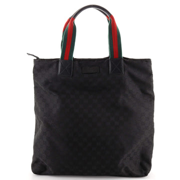 Gucci Web Strap Shopper GG Canvas Tall