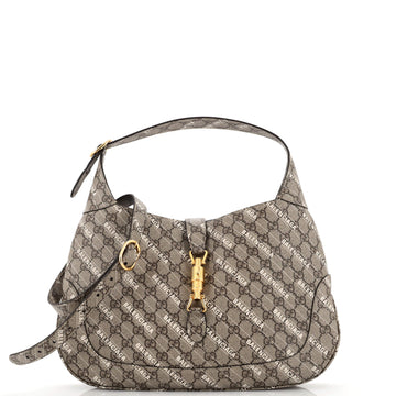 Gucci x Balenciaga The Hacker Project Jackie 1961 Hobo GG Coated Canvas Medium