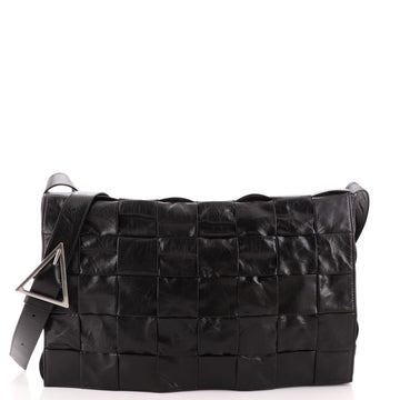 Bottega Veneta Cassette Crossbody Bag Maxi Intrecciato Leather Large