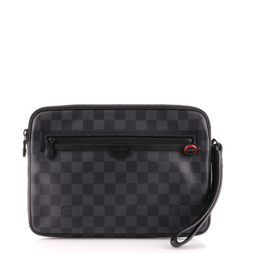 Louis Vuitton Utility Supple Clutch Damier Graphite