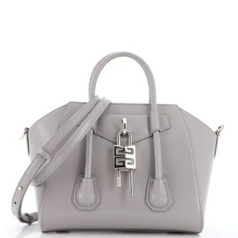 Givenchy Antigona Lock Bag Leather Mini